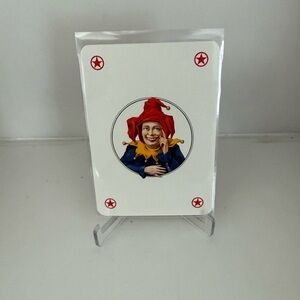 Gucci Vintage RED STAR JOKER RED Playing Card